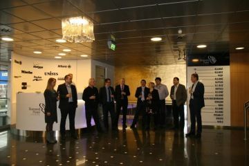 In Diamond Point, the opening of the Allianz reception was held, and Bořek Šípek also attended the solemn toast.