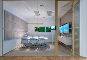 Meeting room with technology