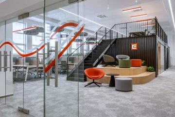 entrance design space of the offices