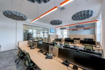 call centre as open space