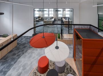 offices from a bird's eye view