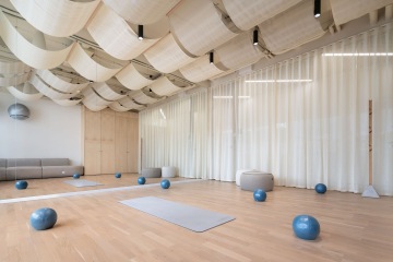 A room intended for exercise