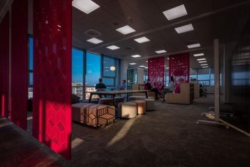 Neformální sezení mezi pracovními místy