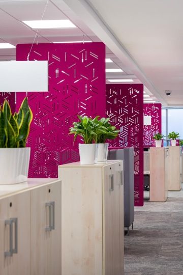 Akustické panely jako součást prostoru