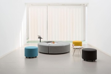 Flexible open space with BEND modular furniture from Actiu