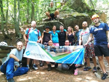 teambuilding-společnosti-CAPEXUS-pěší-túry-ferraty-agentura-CK-Klíč