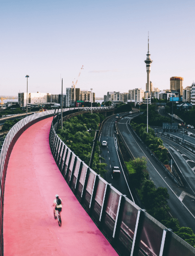 Industriální prostředí hlavního města Auckland