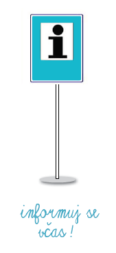 Informativní dopravní značka pro včasné informování. 